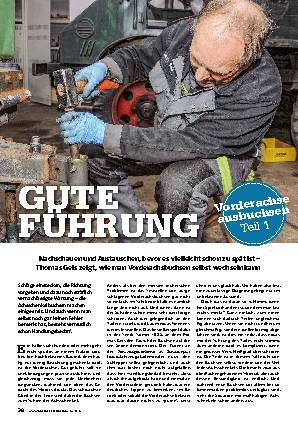 Vorderachsen ausbuchsen Teil 1