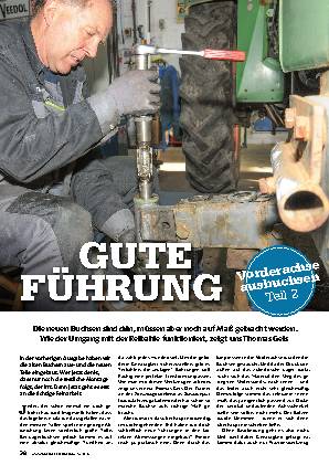 Vorderachse ausbuchsen, Teil 2