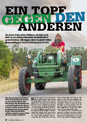 Fendt F 18 H und Lanz D 5506 (Duell)
