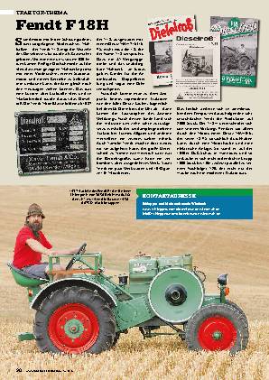 Fendt F 18 H und Lanz D 5506 (Duell)
