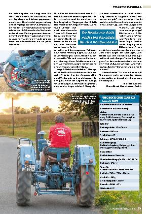 Fendt F 18 H und Lanz D 5506 (Duell)
