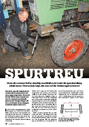 Spur einstellen