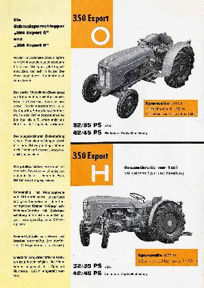 Kramer 350 Export Schmalspurschlepper O und H