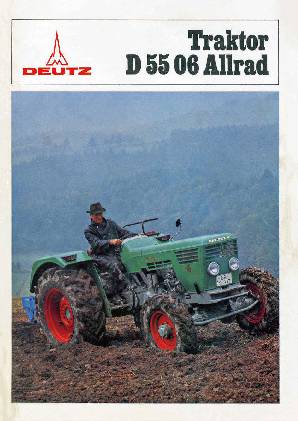 Deutz Traktor D 55 06 Allrad