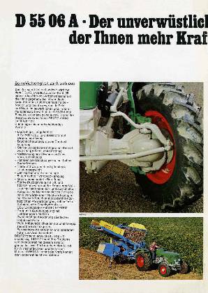 Deutz Traktor D 55 06 Allrad
