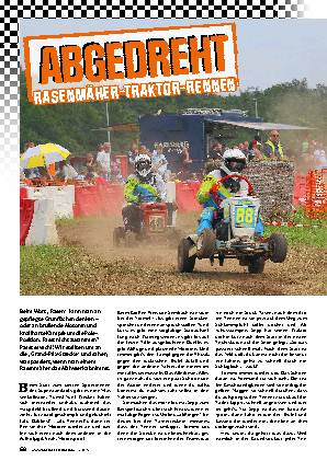 Rasenmäher-Traktor-Rennen