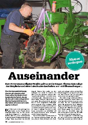Allgaier A 111: Motorzerlegung