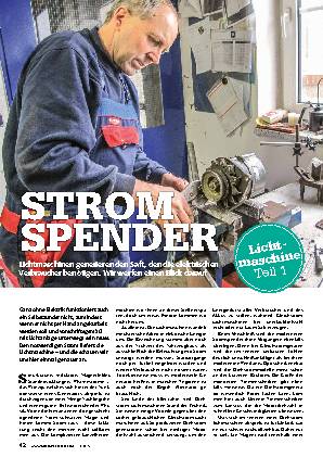 Lichtmaschinenkunde, Teil 1