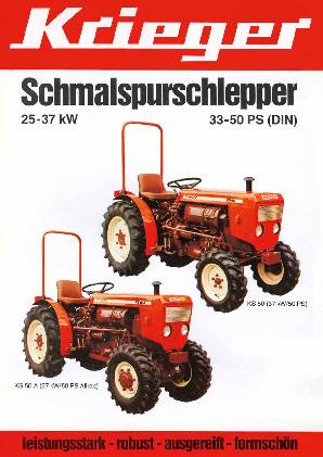 Krieger Schmalspurschlepper 