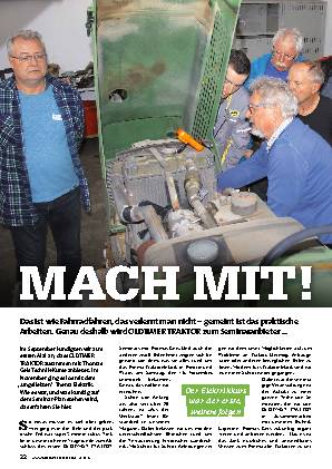 OLDTIMER TRAKTOR-Seminar: Rückblick Elektrik