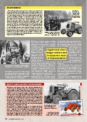 Traktorbau ab 1945, Teil 1