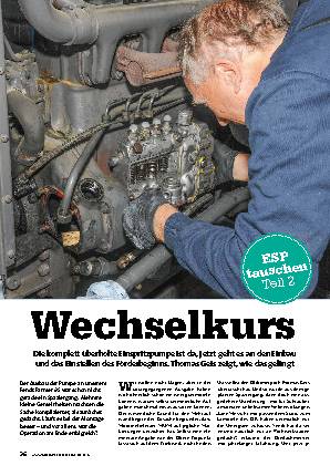 Einspritzpumpe tauschen, Teil 2