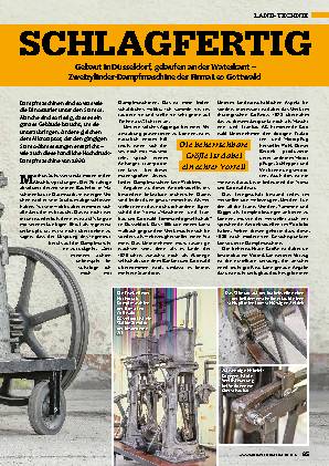 Gottwald-Zweizylinder-Dampfmaschine